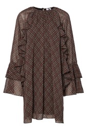 Y.a.s - Kjole - Checksy Ls Dress - Sassafras Checksy