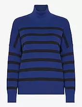 Tenleyiw Turtleneck Pullover Inwear Blue