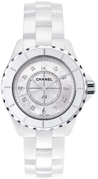 Chanel Dameur H2422 J12 Hvid/keramik Ø33 Mm