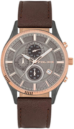 Police Herreur Pewjc2194241 Vault Grå/læder Ø44 Mm
