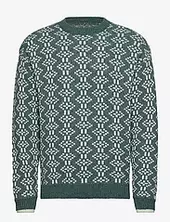 Jacquard Regular Fit Crewneck Scotch & Soda Green