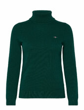 Extrafine Lambswool Blend Rollneck Gant Green