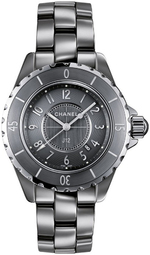Chanel Dameur H2978 J12 Grå/keramik Ø33 Mm