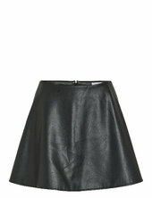 Vimathy Hw Pu Mini Skater Skirt/ka Vila Black