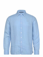 Linen Shirt Sebago Blue