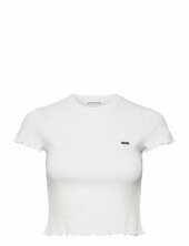 Harley Double Logo T-shirt Wood Wood White