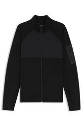 Strikket Hybridjakke Med Waffle-stof