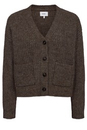 Nümph - Cardigan - Zindi Short Cardigan - Dark Earth