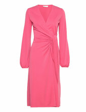 Catjaiw Wrap Dress Inwear Pink