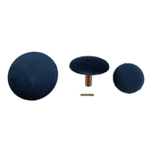 Giza Knobs - Blå/messing - House Nordic