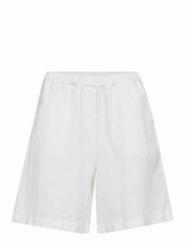 Mmemmie Linen Bermuda Shorts Mos Mosh White