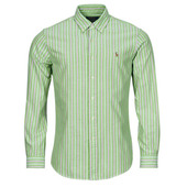 Skjorter M. Lange ærmer Polo Ralph Lauren  Chemise Coupe Droite En Oxford Rayee