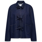 Skjorter / Skjortebluser Only  Thille Jacket - Dark Blue Denim
