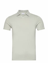 Stretch Cotton Polo T-shirt Filippa K Grey