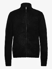 Atlantic Hairy Zip Cardigan Holzweiler Black