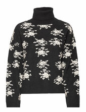 Yasluana Ls Knit Pullover S. Yas Black