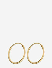 Micro Plain Hoops 15 Mm Pernille Corydon Gold