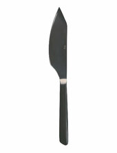 Raw Cutlery Cake Knife Shiny Black Coating 1 Pcs. In Giftbox Aida Black
