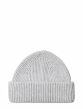Slhmason Merino Sailor Wool Beanie Selected Grey
