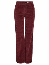 Nmyolanda Nw Wide Leg Corduroy Noos Noisy May Burgundy