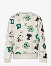 Allover Printed Sweatshirt Tom Tailor Cream