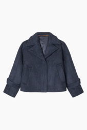 Hairy Wool Wilde Jacket - Parisian Night - Mads Nørgaard - Navy M
