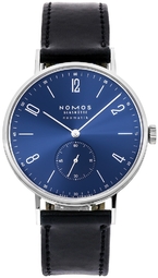 Nomos Glashütte Herreur N-145 Tangente Neomatik Blå/læder Ø38.5 Mm