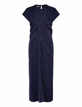 Satin Jacquard Midi Dress Scotch & Soda Navy