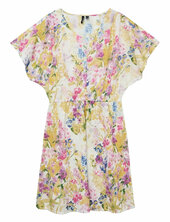 Vmdicthe S/l V-neck Short Dress Wvn Ga Vero Moda Patterned