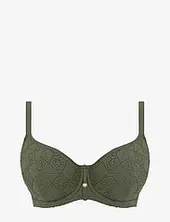 Nomad Nights Uw Sweetheart Bikini Top Freya Khaki