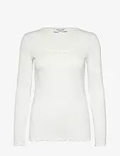 Rwbelmo Ls T-shirt Rosemunde Cream