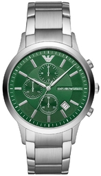 Emporio Armani Herreur Ar11507 Grøn/stål Ø43 Mm
