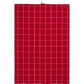 Viskestykke "silja" Rød M/ Naturfarvede Store Tern - Ib Laursen 50x70