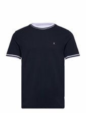 Org Piq Tee Ribbed T Original Penguin Blue