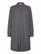 Checked Flanell Dress Tom Tailor Navy