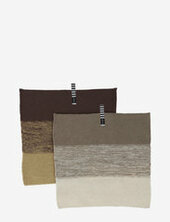 Niji Dish Cloth - Pack Of 2 Oyoy Living Design Brown