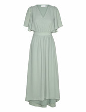 Vimirage 2/4 V-neck Ankle Dress/bm/dc Vila Blue