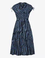 Tiered Poplin Midi Dress Scotch & Soda Black
