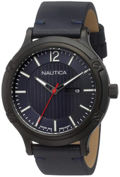 Nautica Herreur Napprh017 Porthole Blå/læder Ø44 Mm