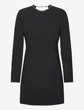 Open Back Dress Mango Black