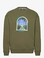Relaxed-fit Front Artwork Sweatshirt Scotch & Soda Khaki