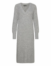 Slrakel V-neck Dress Soaked In Luxury Grey