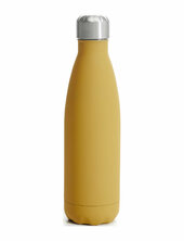 Steel Bottle Rubber Finish 50cl Sagaform Yellow