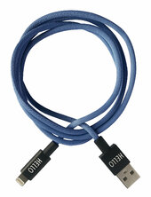 Lightning Cable 1 Meter Colors Design Letters Blue