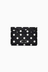 Bou Card Holder Printed B3010086 - Black - Ganni - Mønstret One Size