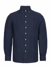 Linen Shirt Sebago Navy