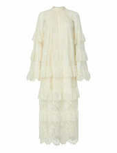 Yasarizona Ls Long Lace Dress - D2d Yas Cream