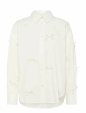 Sljoa Bow Shirt Soaked In Luxury White