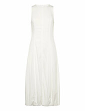 Long Balloon Dress Mango White