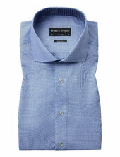 Bs Freddie Modern Fit Shirt Bruun & Stengade Blue